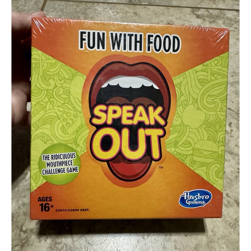 Hasbro Gaming Speak‎ Out Fun With Food Expansion Pack 72 Cards 144 Phrases New